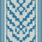 Bold Diamond Design in Cool Tones(Blue)