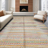 Ultra Soft Area Rug, Non Slip, Stain Resistant, Washable Area Rugs for Living Room, Bedroom, Charming Vintage Floral Accent(Gray)