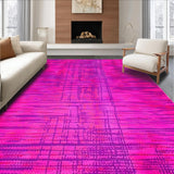 Ultra Soft Area Rug, Non Slip, Stain Resistant, Washable Area Rugs for Living Room, Bedroom, Lively Contemporary Animal Design(Pink)