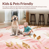 Elegant Curvilinear Botanical Design(Pink)