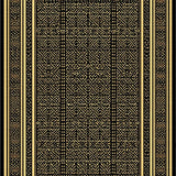 Ultra Soft Area Rug, Non Slip, Stain Resistant, Washable Area Rugs for Living Room, Bedroom, Sophisticated Curvilinear Patterns in Gold(Gold)