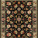 Rustic Earthy Floral Harmony(Black)