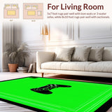 Bold Color Blocked Geometric Style(Green)