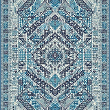 Stylish Ogee in Cool Hues(Blue)