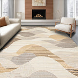 Eclectic Multi Color Scallop Motif(Beige)