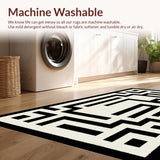 Contemporary Minimalist Greek Key Motif(Beige)