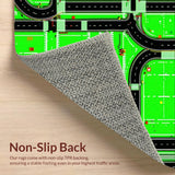 Whimsical Race Track Playground Style(Green)