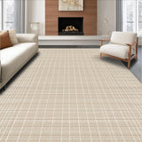 Ultra Soft Area Rug, Non Slip, Stain Resistant, Washable Area Rugs for Living Room, Bedroom, Rustic Natural Fiber Weave(Beige)