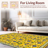 Elegant Yellow Botanical Art(Yellow)