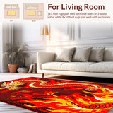 Intense Colorful Fantasy Artwork(Red)