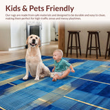 Contemporary Dynamic Patterned Elegance(Blue)