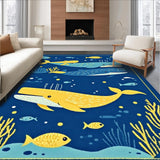 Oceanic Playful Graphic Motif(Blue)