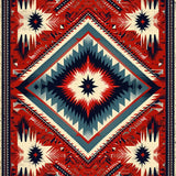 Ultra Soft Area Rug, Non Slip, Stain Resistant, Washable Area Rugs for Living Room, Bedroom, Primitive Brown Waterproof Country Kitchen Comfort Rug(Red)