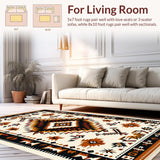 Ultra Soft Area Rug, Non Slip, Stain Resistant, Washable Area Rugs for Living Room, Bedroom, Vintage Camel Bedroom Machine Washable Area Rug(Beige)