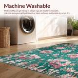 Whimsical Multi Hued Lattice Design(Green)