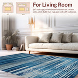 Dynamic Cross Woven Geometric Style(Blue)