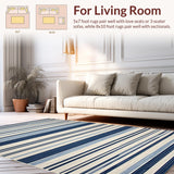 Cozy Textured Ogee Arrangement(Blue)