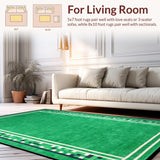 Elegant Green Geometric Composition(Green)