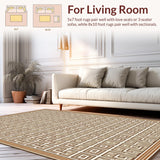 Chic Minimalist Lattice Arrangement(Beige)