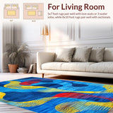 Eclectic Artistic Color Splash(Blue)