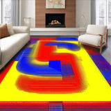 Expressive Round Abstract Palette(Blue)