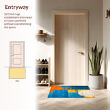 Elegant Color Splash Design(Blue)