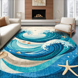 Elegant Ocean Wave Aesthetic(Blue)