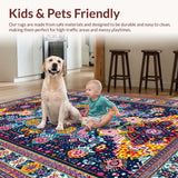 Vivid Ornamental with Entangled and Sky Inspired Design(Navy)