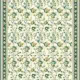 Graceful Green Accent Design(Beige)