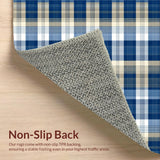 Dynamic Earth Tone Striped Appeal(Blue)