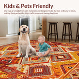 Colorful Rustic Textural Harmony(Red)