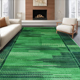Ultra Soft Area Rug, Non Slip, Stain Resistant, Washable Area Rugs for Living Room, Bedroom, Modern Moss Aesthetic Bathroom Washable Mat(Green)