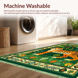 Lush Exotic Wildlife Imagery(Green)