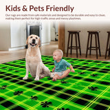 Elegant Green and Black Geometric(Green)