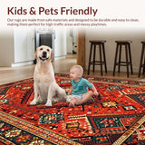 Eclectic Floral Fringed Aesthetic(Red)