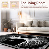 Rustic Earthy Tree Design(Black)