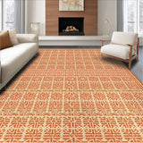 Elegant Vibrant Geometric Motif(Beige)