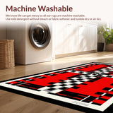 Playful Colorful Geometric Arrangement(Red)