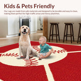 Eclectic Colorful Sports Emblem(Red)