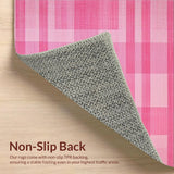 Delicate Abstract Square Design(Pink)