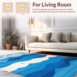 Blue Pastel Whale Imagery(Blue)