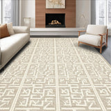 Elegant Ivory Diamond Motif(Beige)