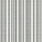 Ultra Soft Area Rug, Non Slip, Stain Resistant, Washable Area Rugs for Living Room, Bedroom, Sleek Striped Contrast Rug Featuring Crisp Black and White Linear Layers(Black)