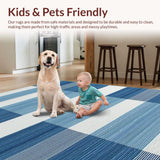 Chic Geometric Blue Tones(Blue)