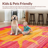 Bright Earthy Tones with Fringes(Pink)