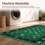 Celestial Zodiac Abstract Motif(Green)