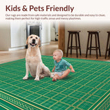 Emerald Geometric Elegance(Green)