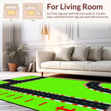 Interactive Racing Scene Illustration(Green)