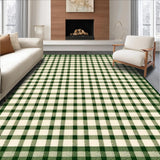 Rustic Checkered Texture Elegance(Green)