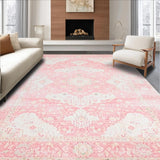 Ultra Soft Area Rug, Non Slip, Stain Resistant, Washable Area Rugs for Living Room, Bedroom, Pink(Pink)